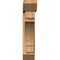 Ekena Millwork Merced Slat Rough Sawn Bracket w/ Offset Brace, Western Red Cedar, 8"W x 34"D x 38"H BKT0806X34X38MRC06RWR - alternate 4